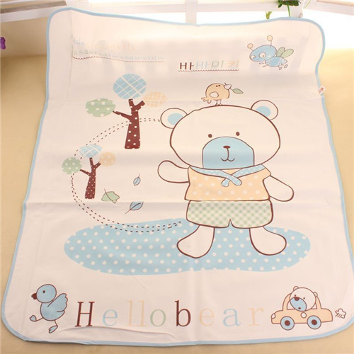 Travel Waterproof bamboo fiber nappy changing mat / baby supplies nappy changing mat