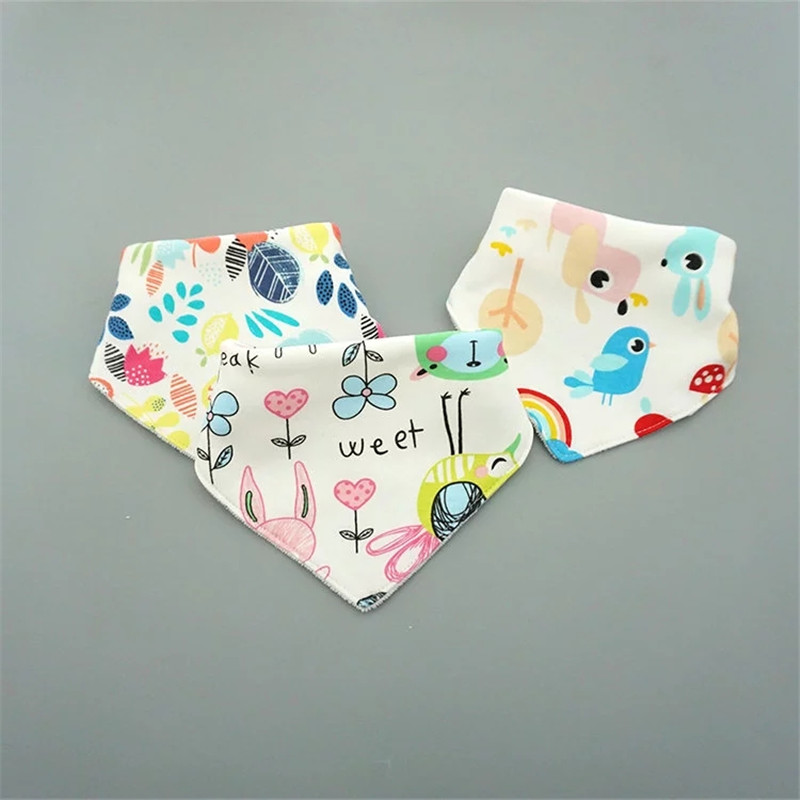 2018 fashion waterproof baby bib packaging in 3 pieces