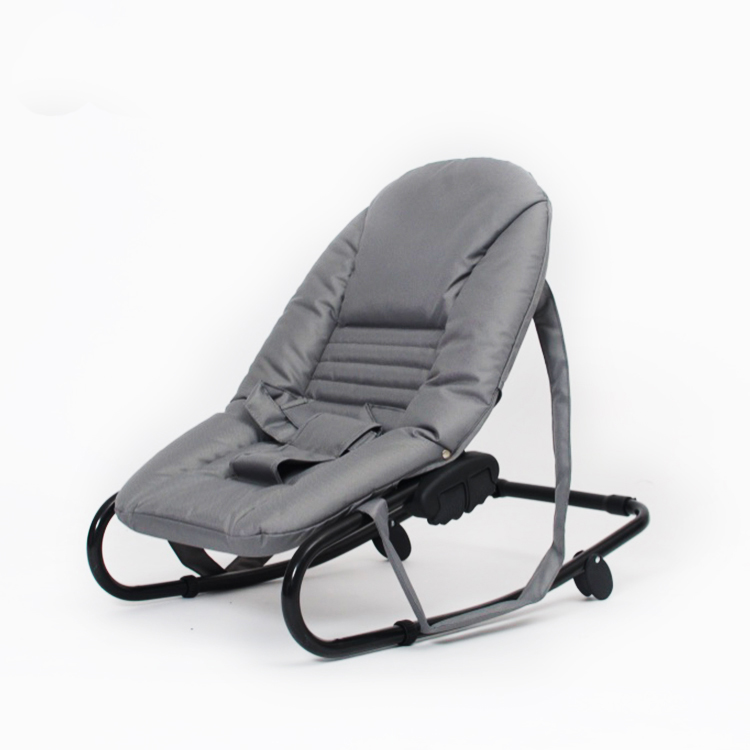 EN12790 Comfortable grey Infant to Toddler 2 in 1 Baby rocker