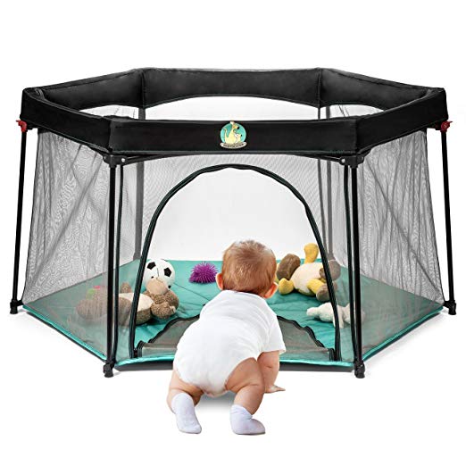 About the product ❤️ TIME TO PLAY – For little ones, it’s all about fun! But keeping a constant eye on your kiddos can be hard when you’ve got a thousand other things going on. Thankfully, BabySeater’s portable playyard turns anywhere into a safe space to
