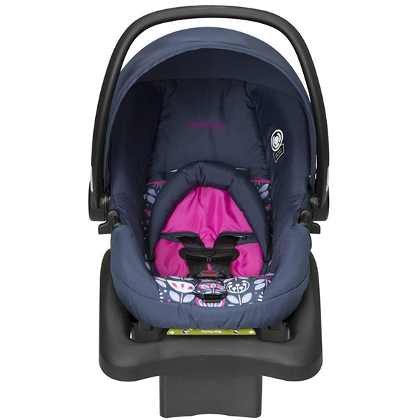 acplaypen.com Light N Comfy DX Infant Car Seat, Pink Poppy Field baby car seat