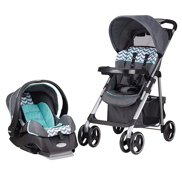 Vive Travel System with Embrace, Spearmint Spree