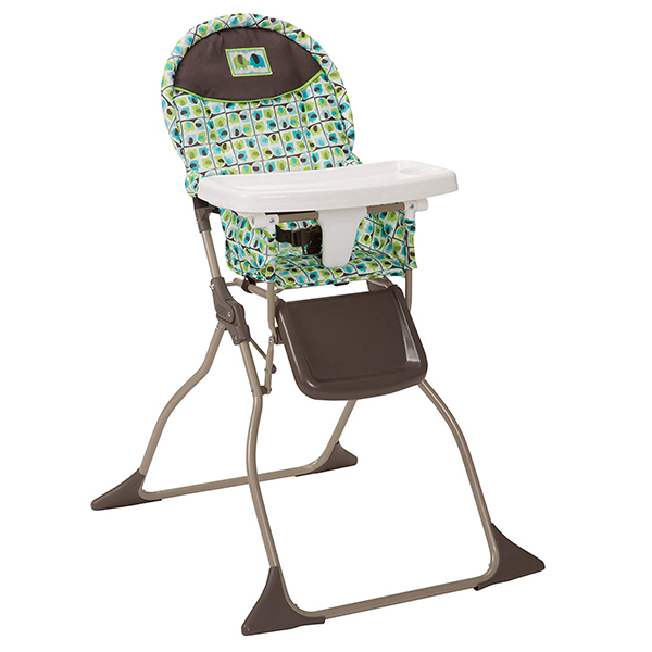 Simple Fold High Chair with 3-Position Tray (Elephant Squares) 