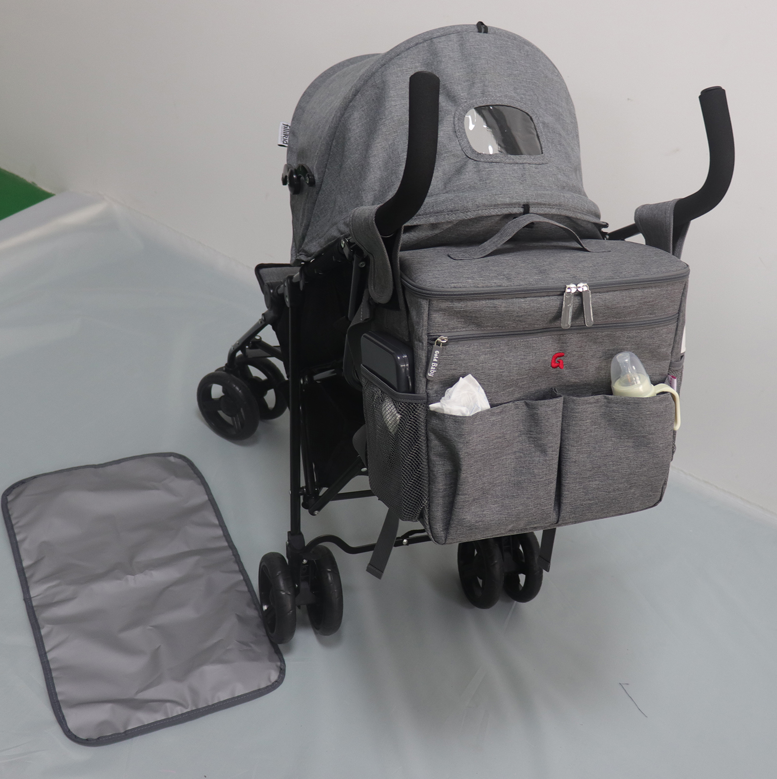 acplaypen.com baby stroller with canoopy storage basket oem odm factory manufactuer
