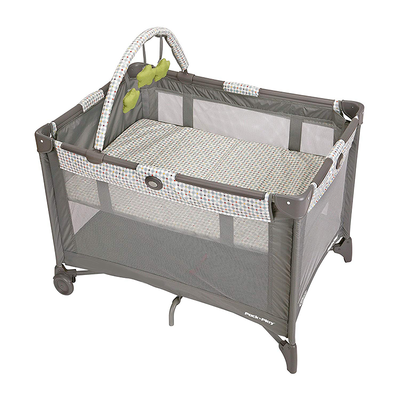 Acplaypen.com Pack 'n Play On the Go Playard | Includes Full-Size Infant Bassinet, Push Button Compact Fold, Pasadena