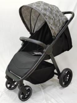 acplaypen Gia Compact Pushchair with Comfortable Seat, All-Terrain Stroller from Birth, Essential Graphite