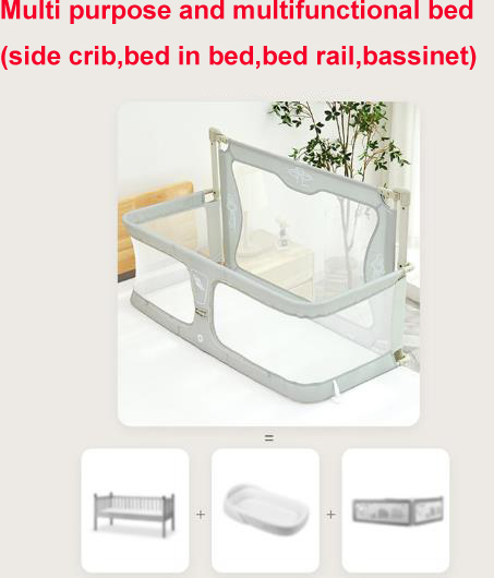 Acplaypen multi-baby bed baby sidecrib baby bed rail