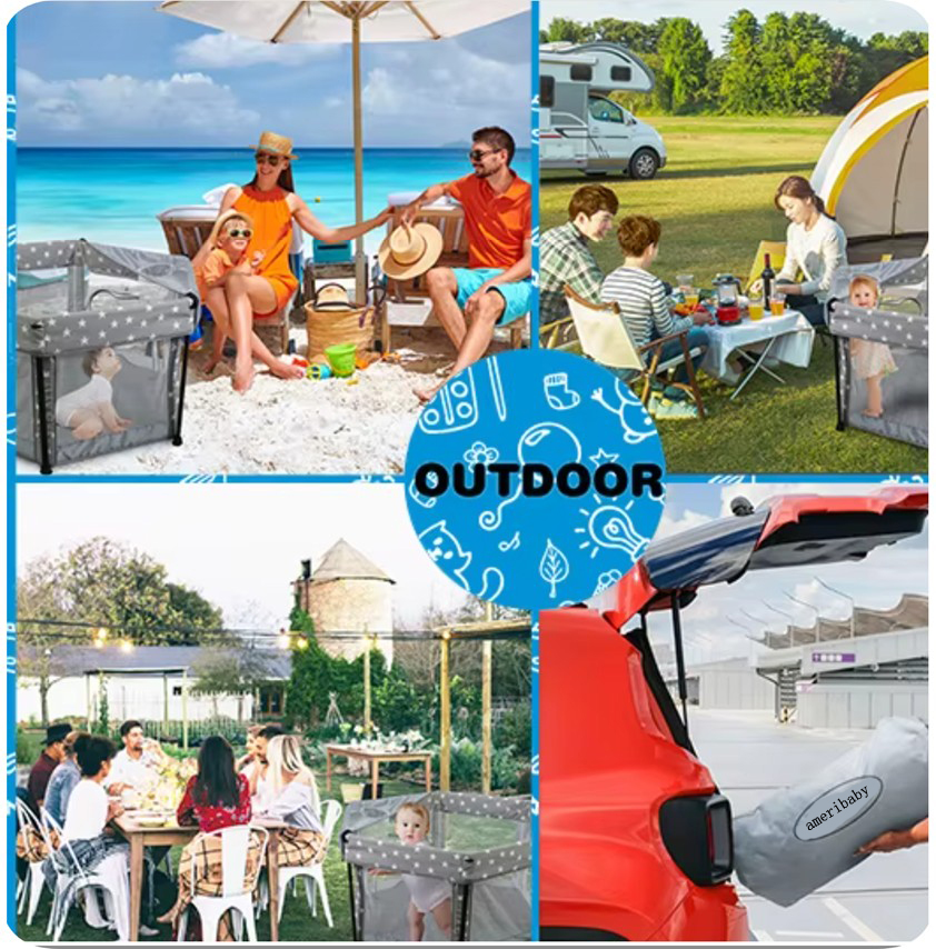 4-in-1 Multi-Functional Baby Playpen (33)