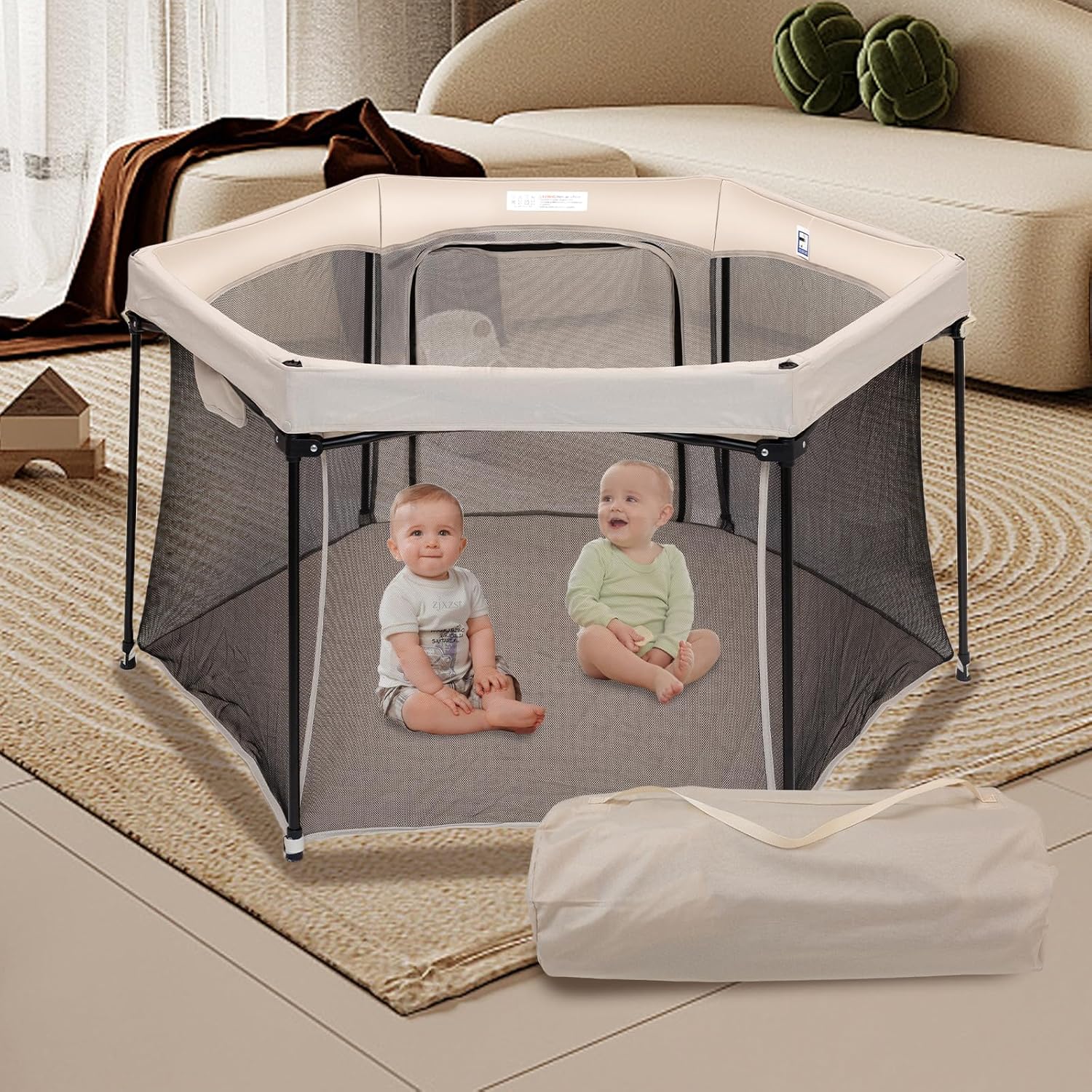 4-in-1 Multi-Functional Baby Playpen (16)