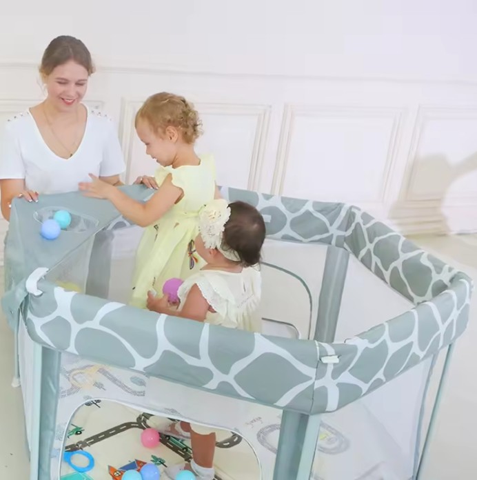 4-in-1 Multi-Functional Baby Playpen (42)