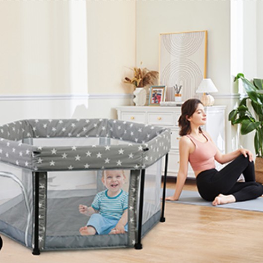 4-in-1 Multi-Functional Baby Playpen (38)