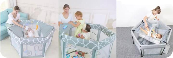 4-in-1 Multi-Functional Baby Playpen 50