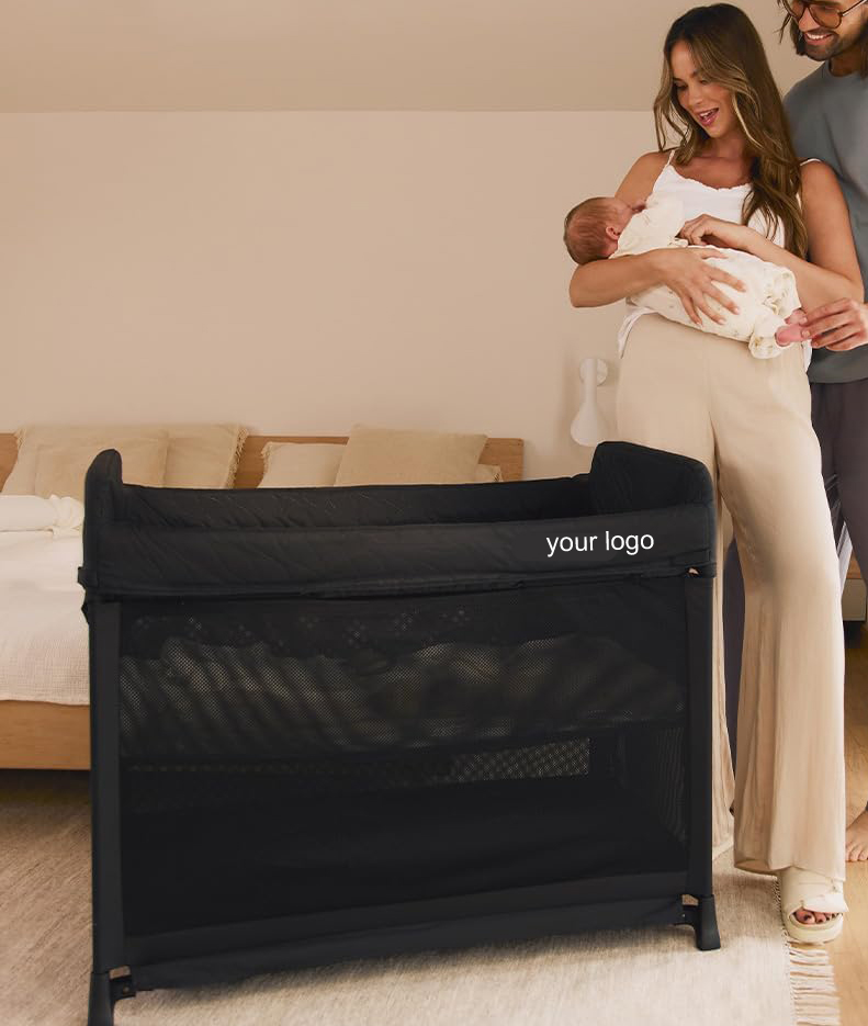 ameribaby 5 in one baby playpen co-sleeper bassinet travel cot sidebed (8)